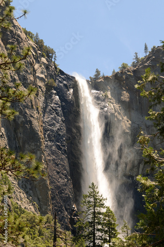 High waterfall