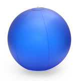 inflatable beach ball isolated on white with clipping path