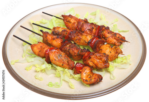 Chicken & Chorizo Kebabs