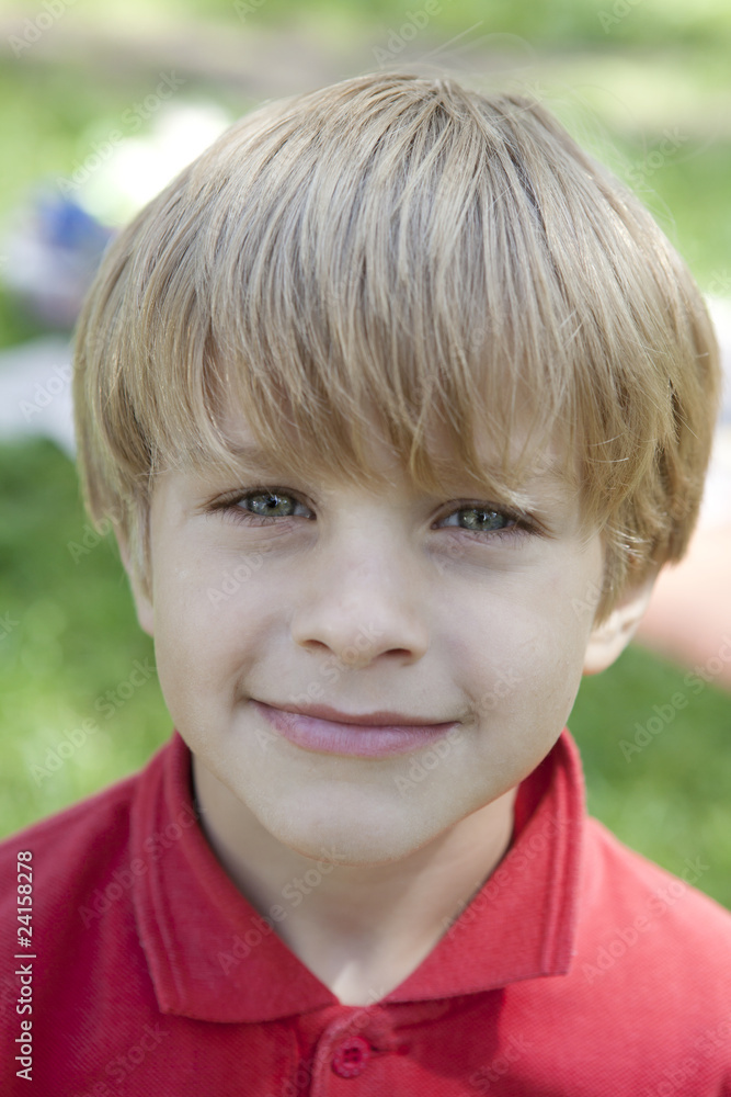 portrait of little blond boy with blue eyes portrait of little blond boy with blue eyes