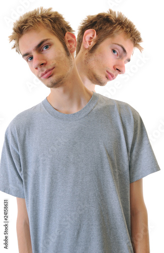 Konstfotografi Pair of siamese twins
