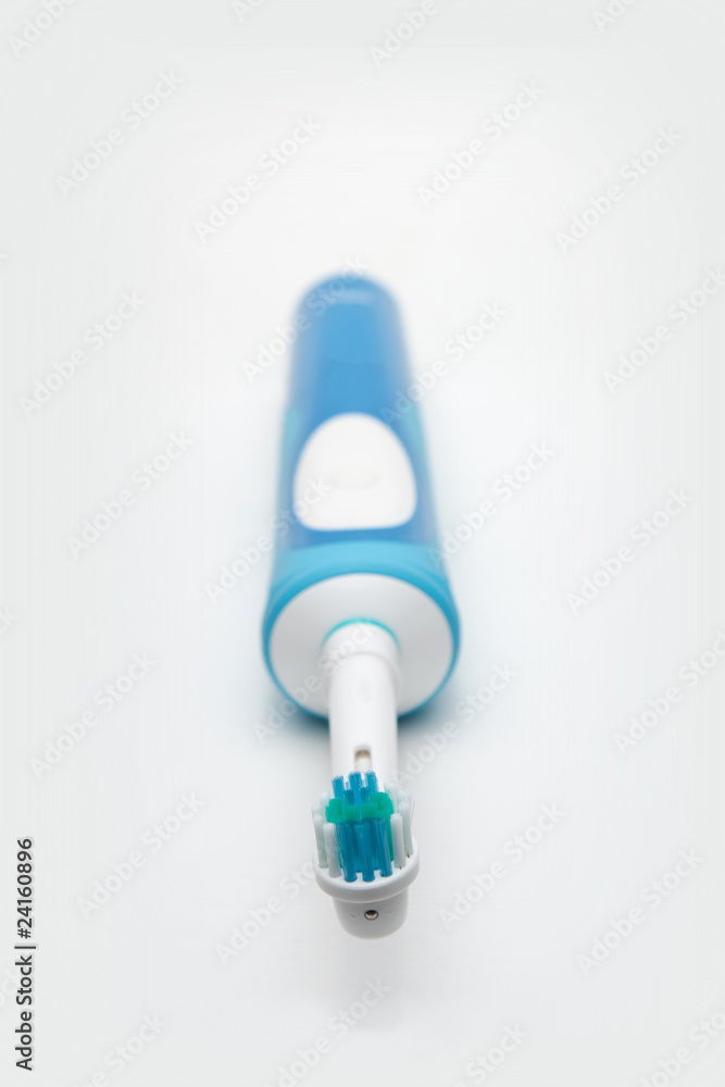 electric toothbrush focus on the bristles electric toothbrush focus on the bristles