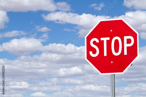 Tablou pe pânză Stop sign