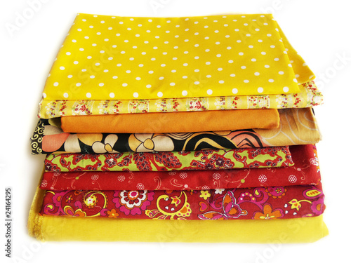 Tablou pe pânză Fabrics for patchwork and sewing
