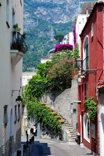 Positano scalinatella  estate 2010 Italia