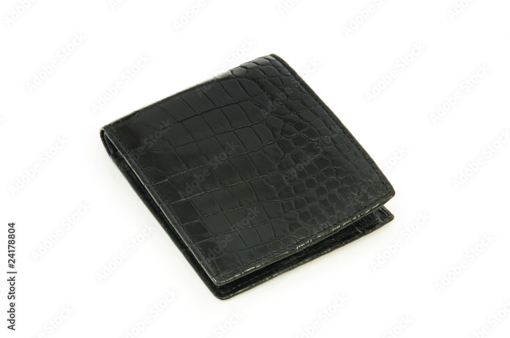 Wallet isolated on the white background Wallet isolated on the white background