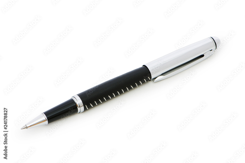 Writing pen isolated on the white background Writing pen isolated on the white background