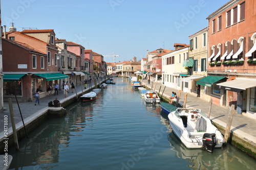 Isla de Murano en Venecia, Italia