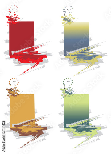 Set of design elements (frames)