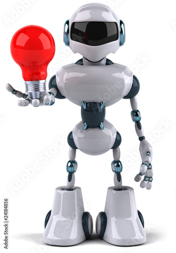 Robot et ampoule