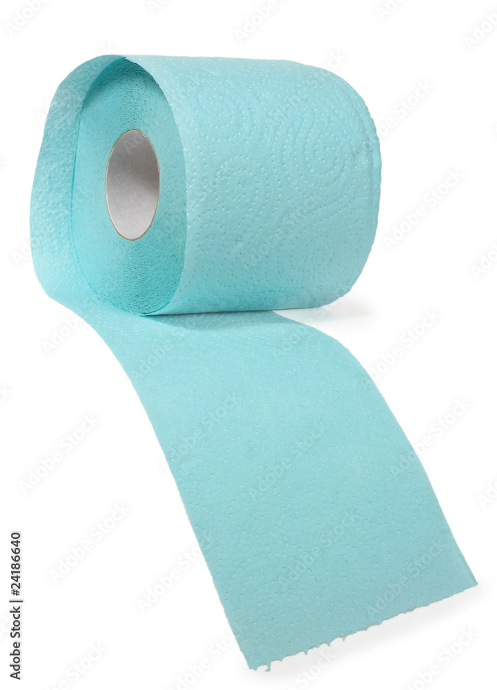 Toilet paper isolated on a white background Toilet paper isolated on a white background