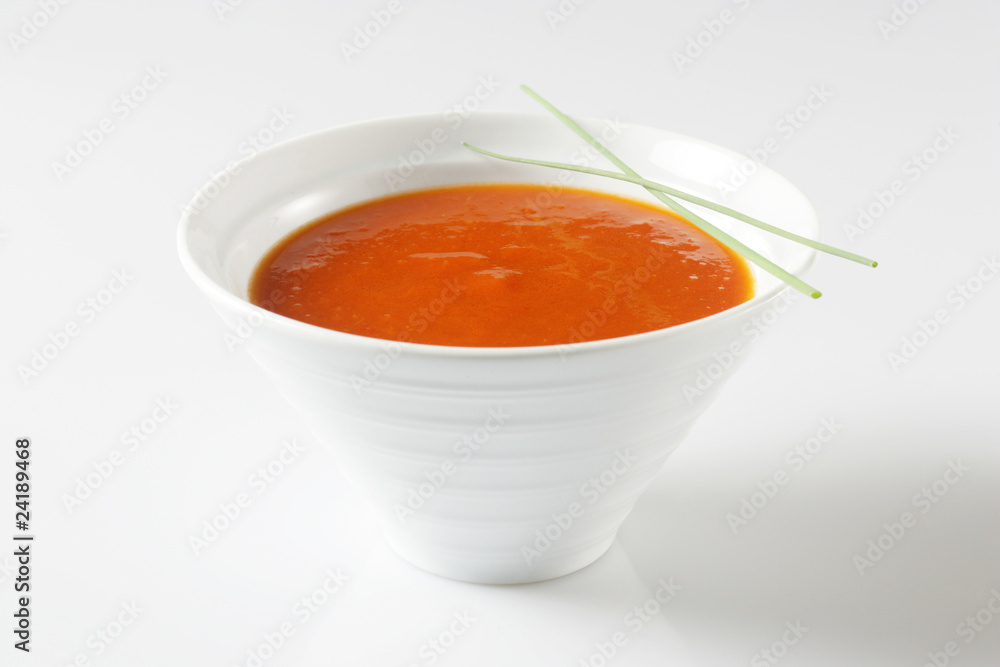 Bol de soupe rouge Bol de soupe rouge