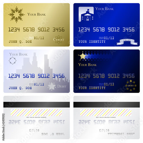 Credit card templates