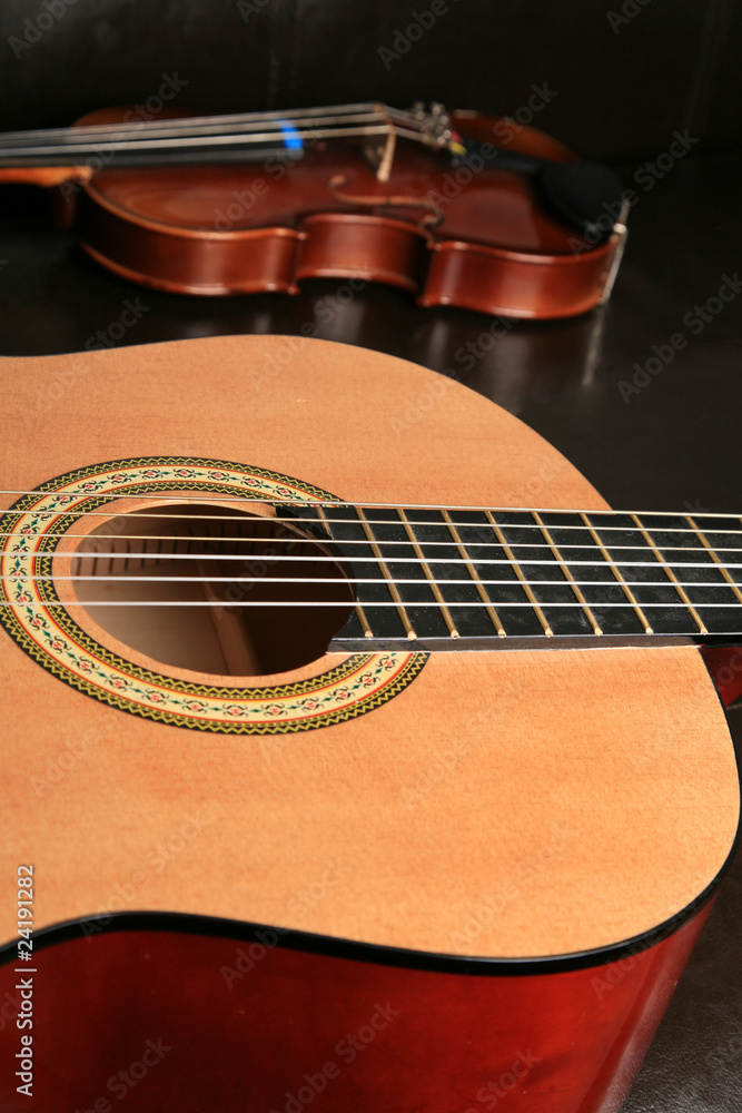 Obraz premium guitar & fiddle