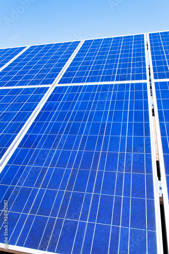 Alternative Solar Energie. Sonnenenergie Kraftwerk.