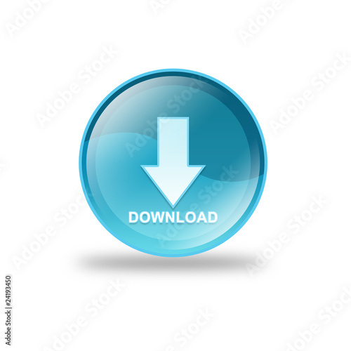 Download glossy icon