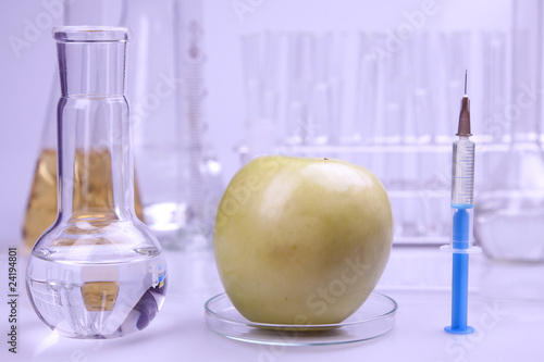 fruits experiment in laboratory