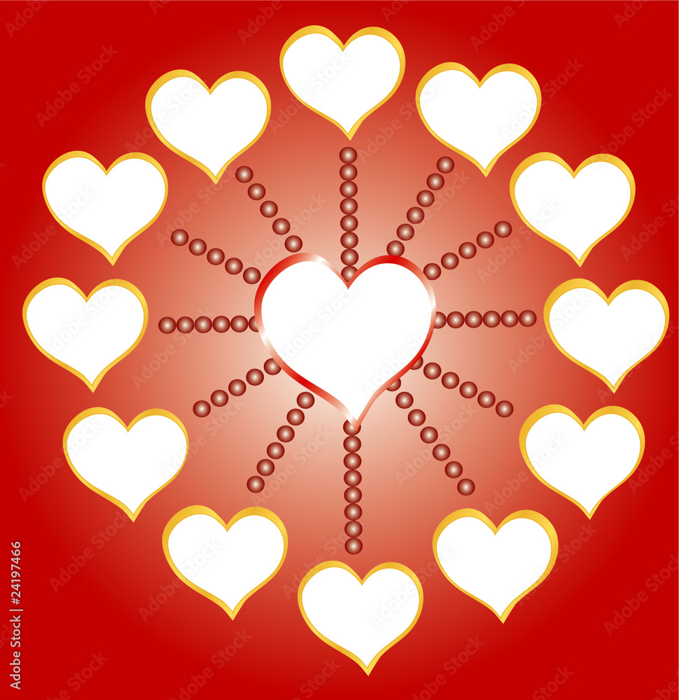 Hearts red backgrounds, vector Hearts red backgrounds, vector