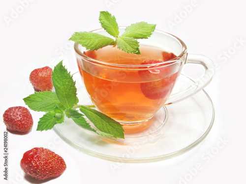 fruit strawberry tea