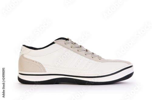 Sport shoes isolated on the white background