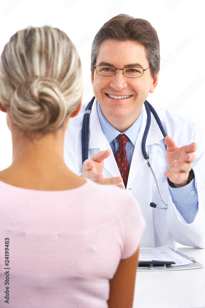 doctor and woman patient
