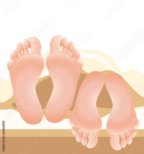 Sleeping couple