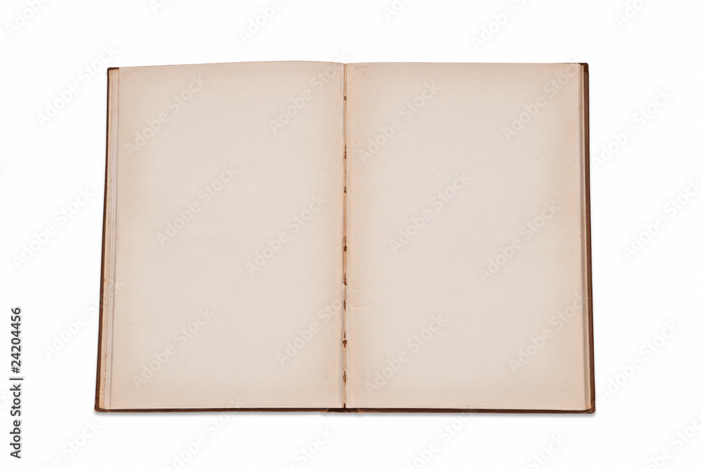 Open Blank Book