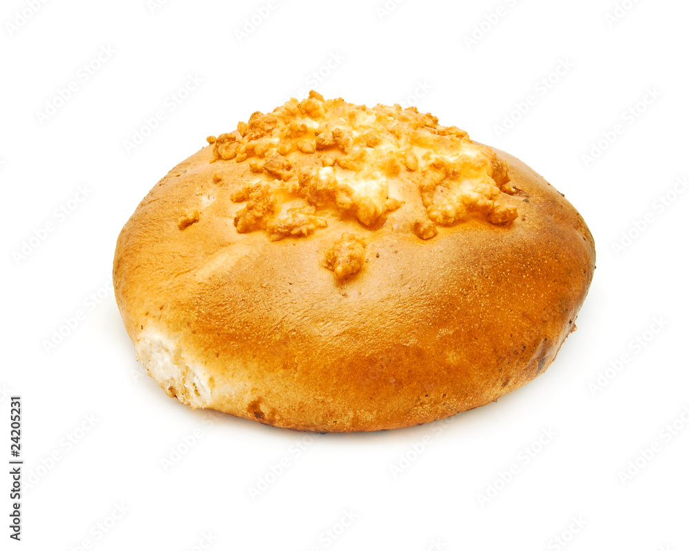 bread with cheese on top