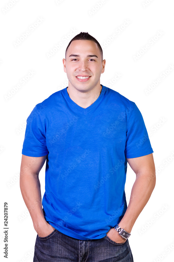 Handsome Casual Hispanic Man Handsome Casual Hispanic Man