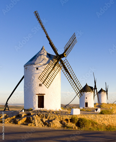 windmills, Consuegra, Castile-La Mancha, Spain photo