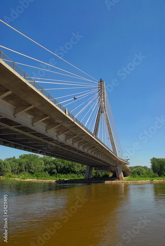 Syreny bridge in Warsaw
