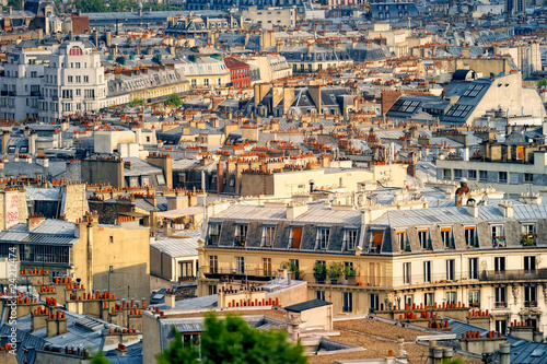 Fototapeta Naklejka Na Ścianę i Meble -  Parisian roofs