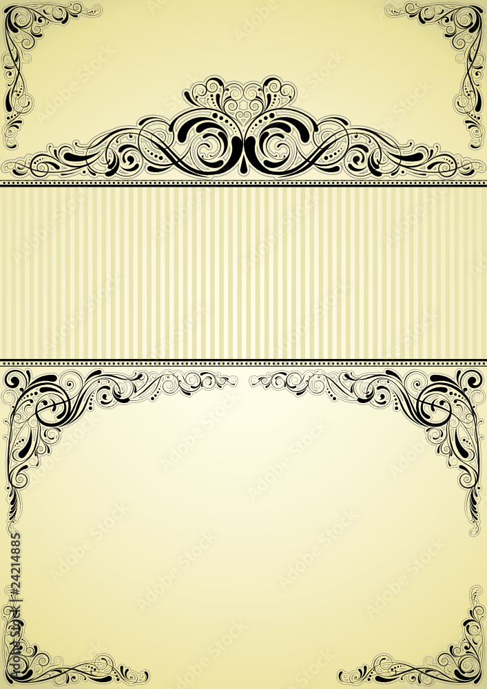 Fototapeta premium Retro frame design