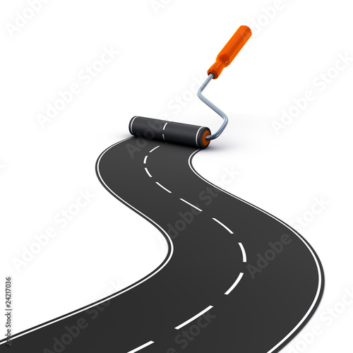 painting road