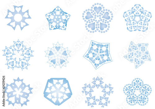 coeurs bleus