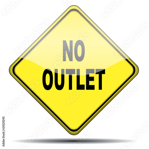 Señal NO OUTLET