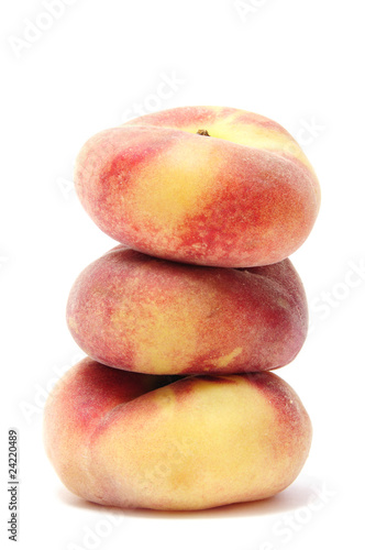 chinese flat peaches photo