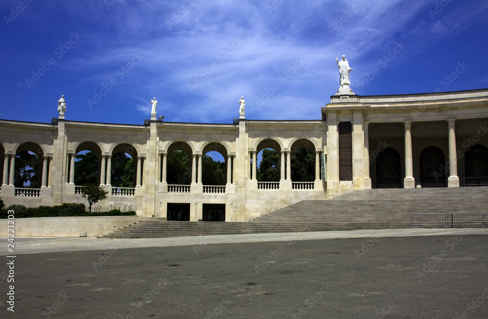 Sanctuary of Fatima, famous religious place in the center of Por Sanctuary of Fatima, famous religious place in the center of Por