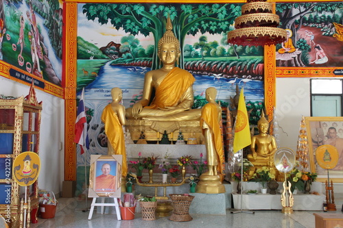 buddha image, Wat Nonrasi, Borabue, Mahasarakam