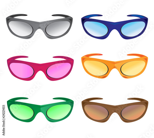 much colors sunglasses