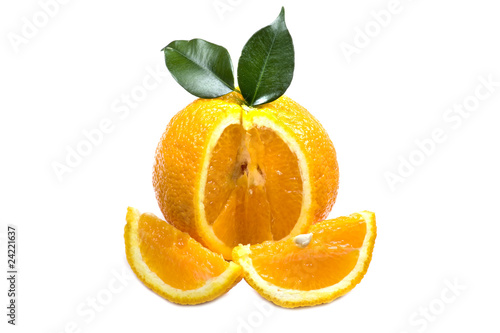 Fototapeta Naklejka Na Ścianę i Meble -  orange isolated on white