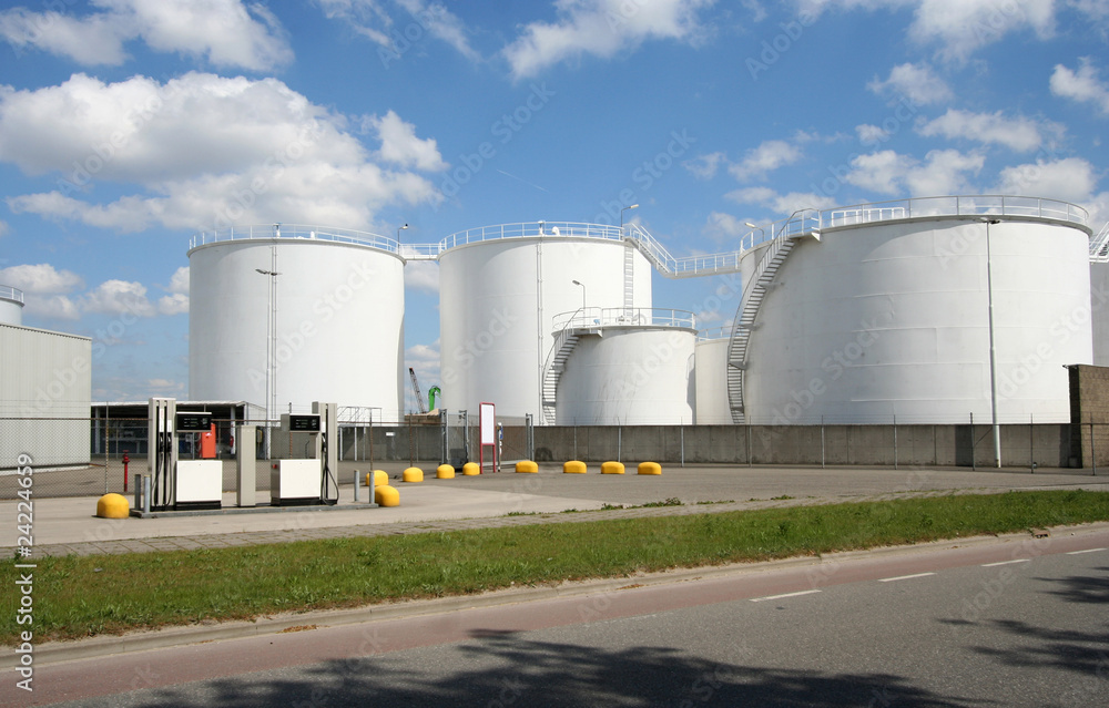 Large Oil Silo Large Oil Silo