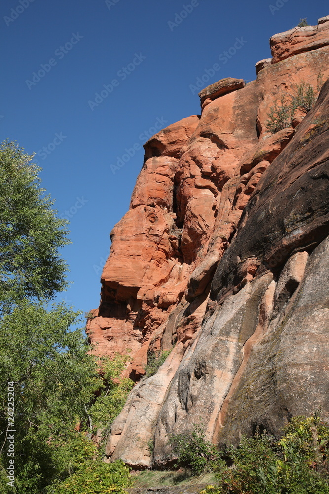 Fototapeta premium Mountain Slope - Red Rock