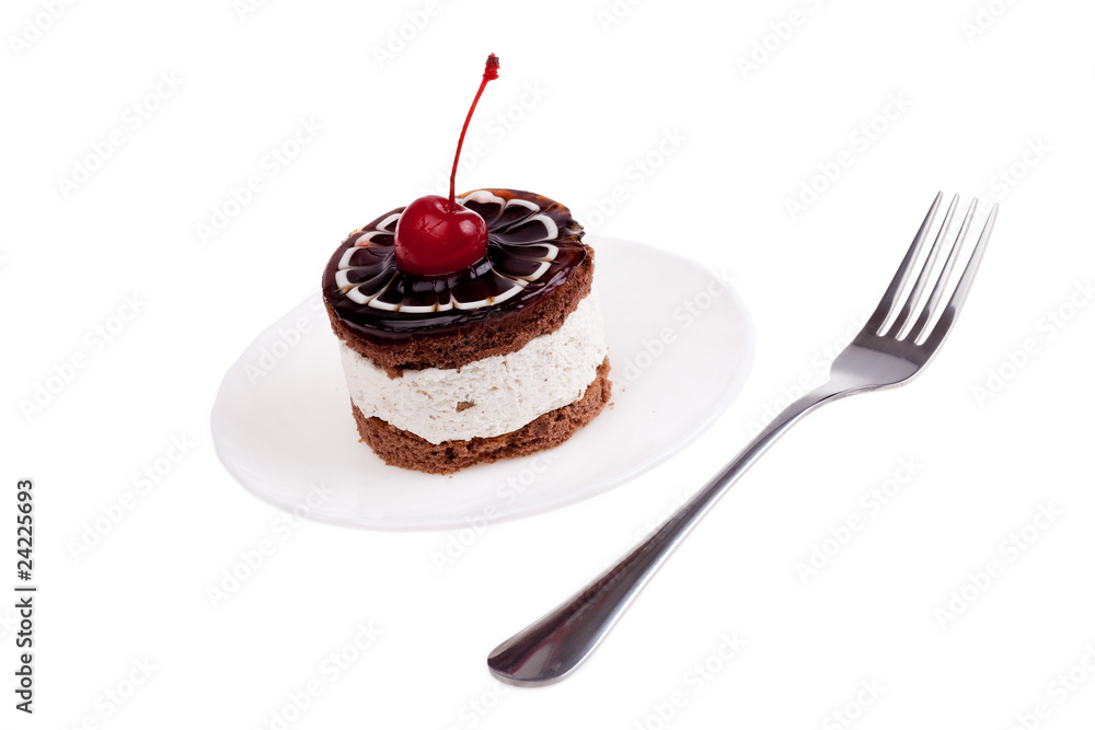 cake with cherry