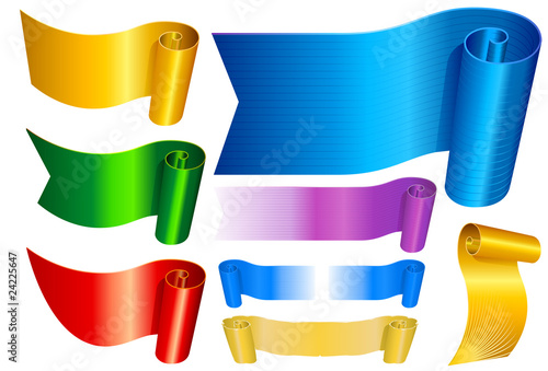 Cintas decorativas en varios colores