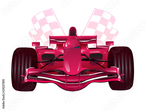 Red Formula 1 Race Car