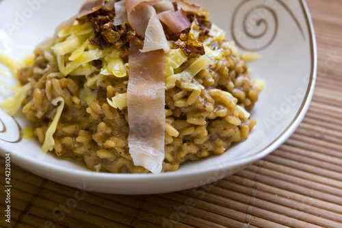 Risotto angerichtet