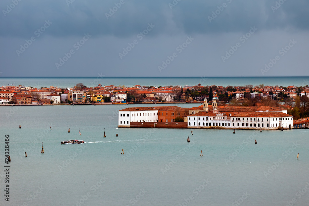 Obraz premium View on San Servolo, Venice