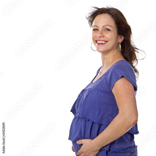 Young confident pregnant woman © djma