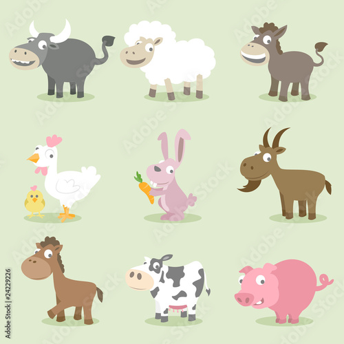 Farm animals collections